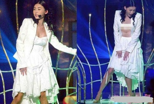 張柏芝被曝衣服滑落露雙乳 經(jīng)紀(jì)公司：圖片是PS