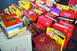 廣州機關單位月餅堆滿傳達室 一連幾周沒人領