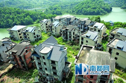 <a href=http://www.thesurfingworld.com/shenzhen/ target=_blank class=infotextkey>深圳</a>成群爛尾別墅變身羊狗樂園