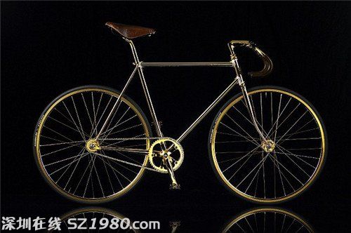 全球最貴自行車鍍24K金，售價(jià)為6.7萬(wàn)英鎊。