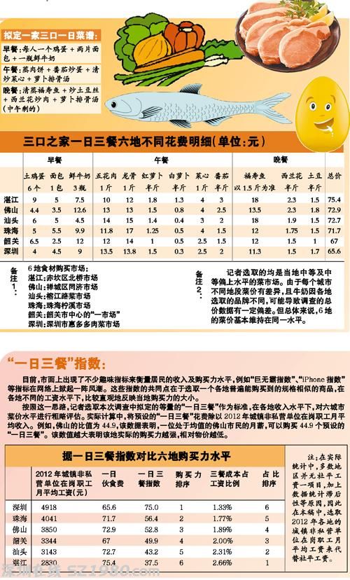媒體稱<a href=http://www.thesurfingworld.com/shenzhen/ target=_blank class=infotextkey>深圳</a>佛山家庭每月買菜要花兩三千元