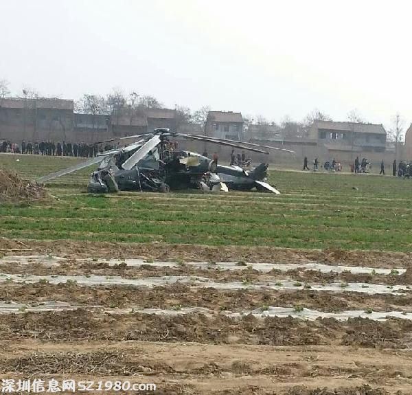 解放軍武直-10軍機在陜西渭南墜落 傷員已送醫(yī)