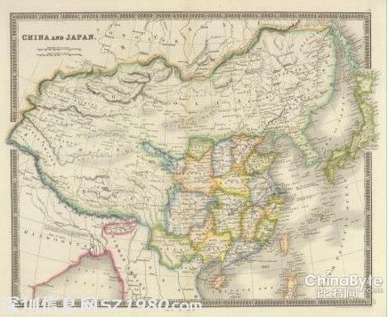 德國1735年繪制的中國地圖