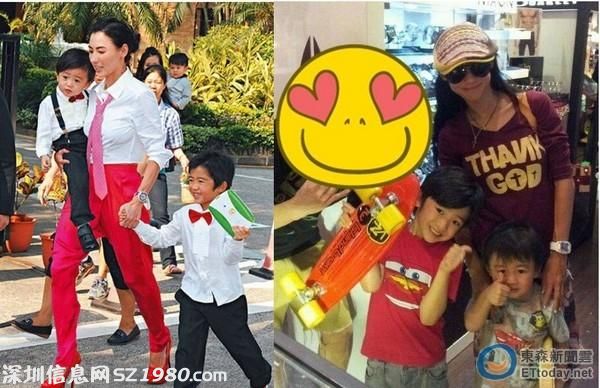 張柏芝怕兒?jiǎn)枺簨寢尀楹斡羞@多 叔叔 ？
