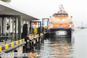 <a href=http://www.thesurfingworld.com/shenzhen/ target=_blank class=infotextkey>深圳</a>高速客船首航 蛇口45分鐘就到珠海