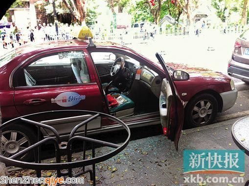 廣州咪表位停了一晚 六輛車被敲碎窗