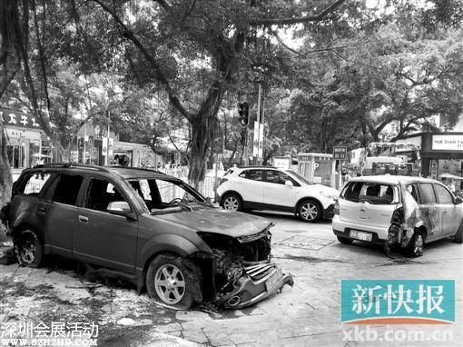 廣州男停車開空調睡覺 車尾突起火通車燒穿