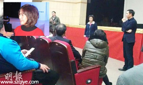 郭正鋼妻子與被騙商戶見面 稱沒錢償還(圖)