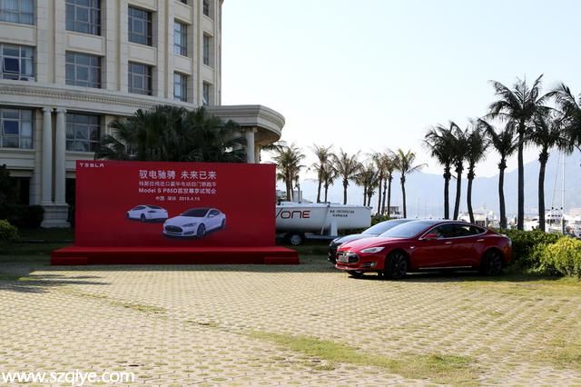 特斯拉Model S P85D<a href=http://www.sz1980.com/shenzhen/ target=_blank class=infotextkey><a href=http://www.thesurfingworld.com/shenzhen/ target=_blank class=infotextkey>深圳</a></a>首發(fā)