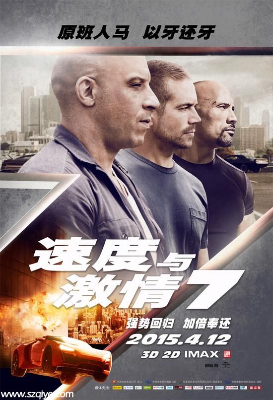 《速7》海報