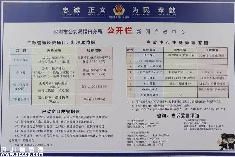 福田警方新洲戶政中心正式對(duì)外服務(wù) 停車方便辦證快捷