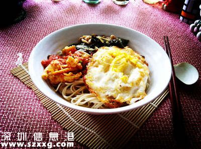 面食的做法大全之肉醬雞蛋面