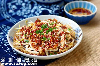 面食的做法大全之涼拌雞絲莜面