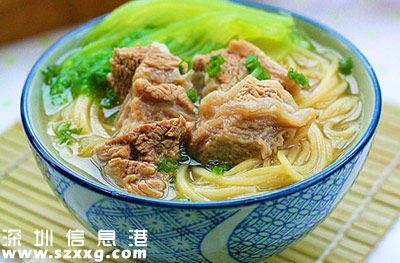 面食的做法大全之清湯牛腩面