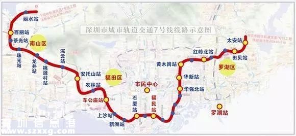 深圳(www.thesurfingworld.com)地鐵7號線開通時間:2016年底將開通試運營