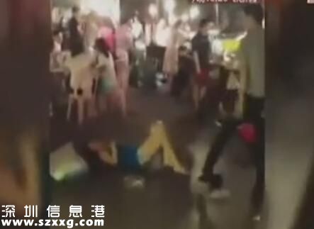 女怕嫁錯郎 男子當街暴打女友問服不服
