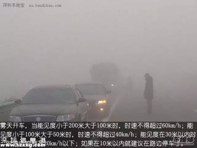 沈海高速多車相撞因團(tuán)霧 霧天行車注意事項(xiàng)牢記