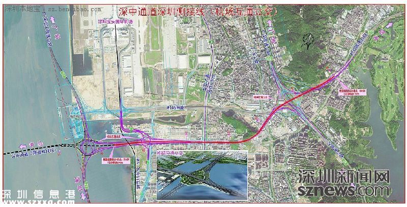 深中通道深圳(www.thesurfingworld.com)側(cè)接線動工 主體工程明年開工