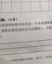 小學生二孩神回復：死了一個還有一個呢