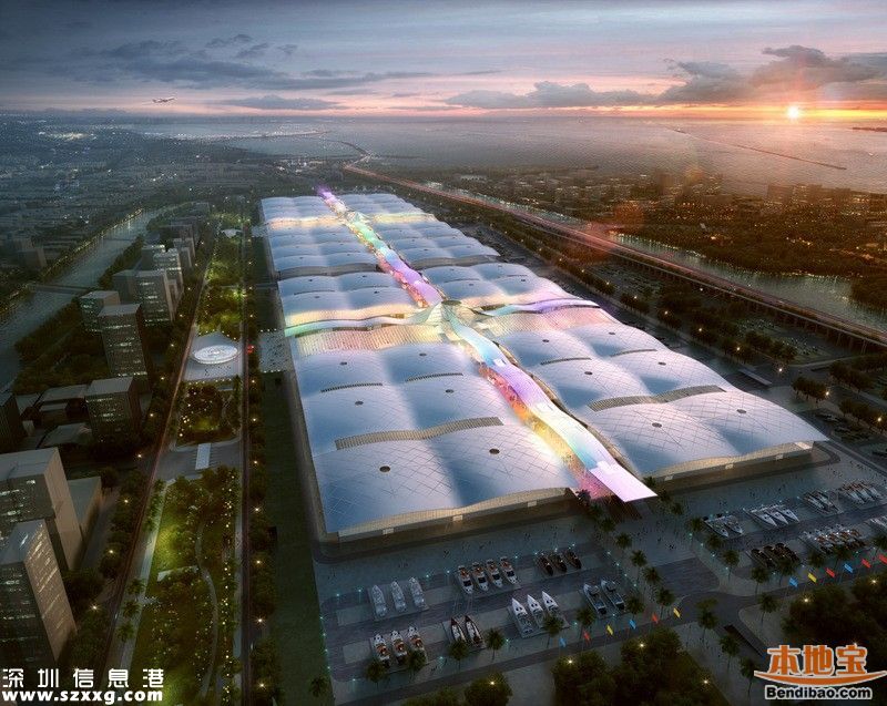 <a href=http://www.thesurfingworld.com/shenzhen/ target=_blank class=infotextkey>深圳</a>國(guó)際會(huì)展中心9月動(dòng)工 中標(biāo)方案曝光