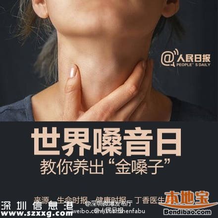 世界嗓音日 嗓子疼需對(duì)癥下藥