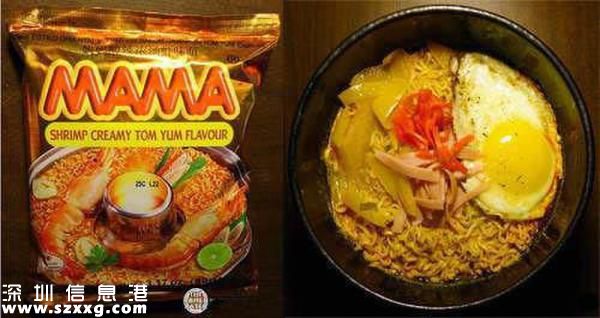 10、Mama泰式鮮蝦酸辣面