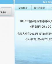 第4期深圳車(chē)牌競(jìng)價(jià)25日開(kāi)始 個(gè)人封頂價(jià)63900元