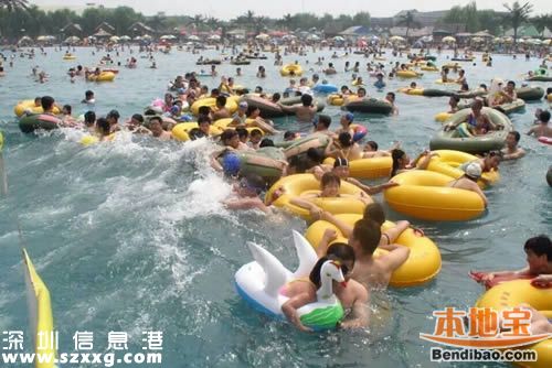 觀瀾水上樂園30日開園 <a href=http://www.thesurfingworld.com/shenzhen/ target=_blank class=infotextkey>深圳</a>最大水上樂園