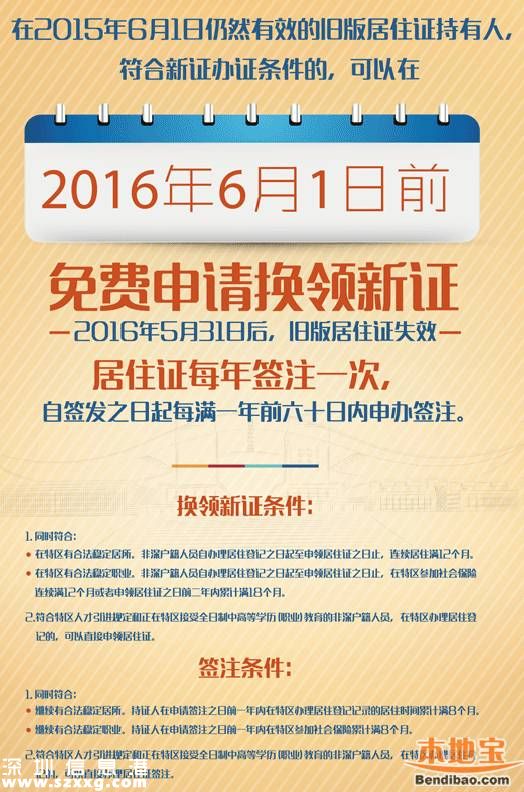 深圳居住證可全程網上辦理 只需多上傳2張照片