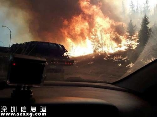 加拿大在燃燒！山火失控，10萬(wàn)人逃離，城市一片廢墟……