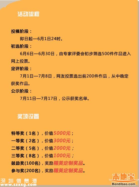 深圳征集法律宣傳語 最高獎5000元