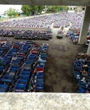 深圳封殺電動(dòng)車:扣車場(chǎng)密密麻麻停滿