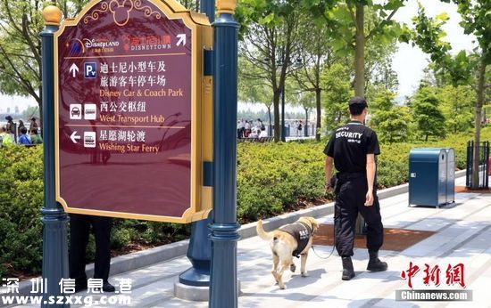 6月14日，是上海迪士尼度假區(qū)舉行盛大開幕盛典的首日。當日，音樂劇《獅子王》中文版將首演，作為活動場地的購物餐飲娛樂區(qū)“迪士尼小鎮(zhèn)”暫時關(guān)閉。不過，上午，依然有不少市民游客前往附近游覽。圖為“迪士尼小鎮(zhèn)”即景。