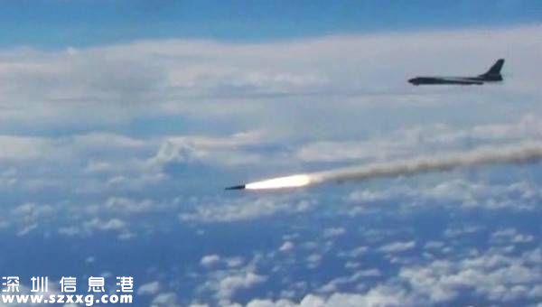 疑似轟-6發(fā)射鷹擊-12反艦導(dǎo)彈