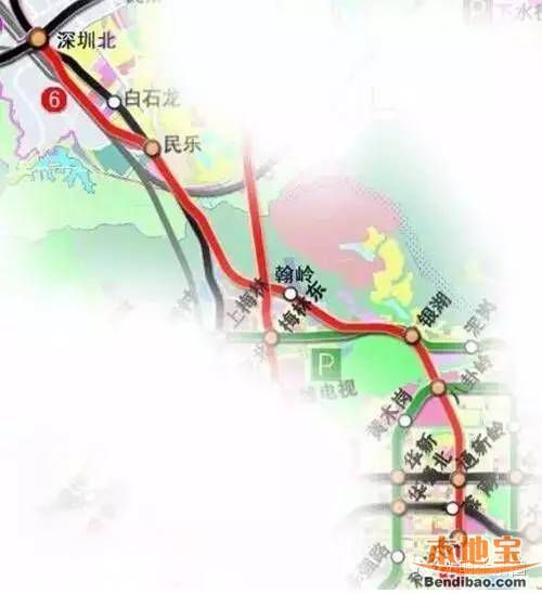 深圳地鐵6號線二期主體工程全面展開 翰林站開建