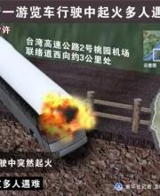 臺灣游覽車起火逃生門未開 26人被活活燒死
