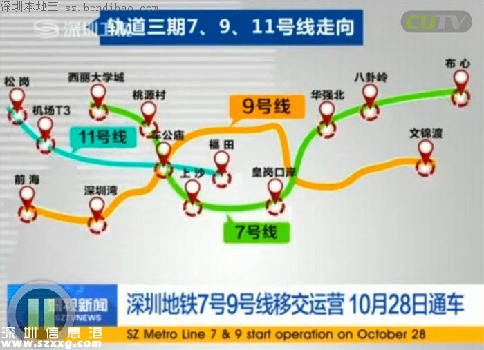 深圳地鐵7號線什么時候開通？預(yù)計10月28日開通