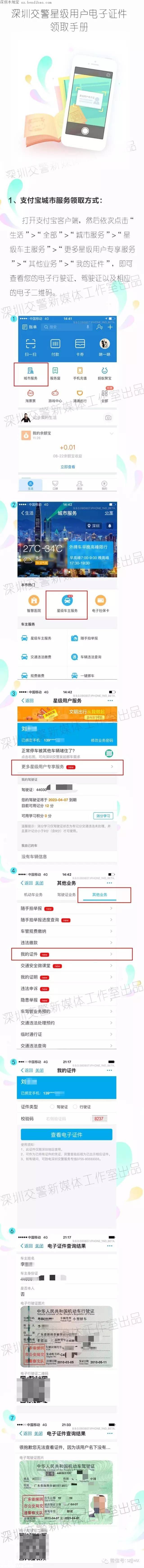 深圳電子駕駛證上線 開(kāi)車上街不用帶駕照