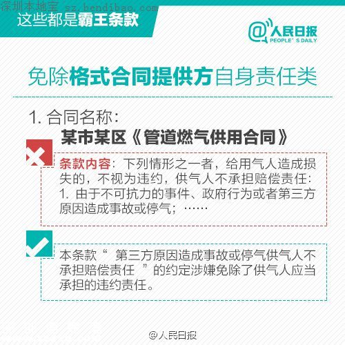 廣東公布10條霸王條款 涉及供水供電供氣