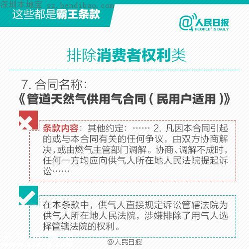 廣東公布10條霸王條款 涉及供水供電供氣