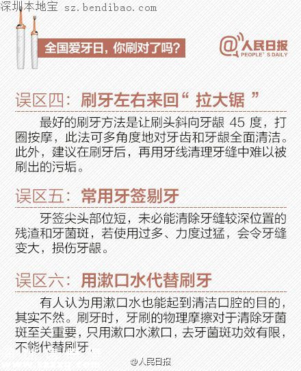 9月20日愛牙日 這些刷牙誤區(qū)你常犯！