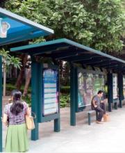 深圳公交站安裝電子站牌 提供公交車(chē)到站等信息