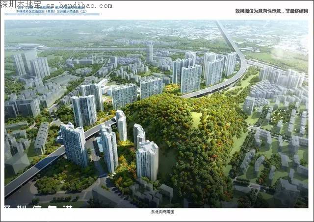 羅湖木棉嶺片區(qū)改造規(guī)劃草案 位置圖+用地范圍圖+效果圖