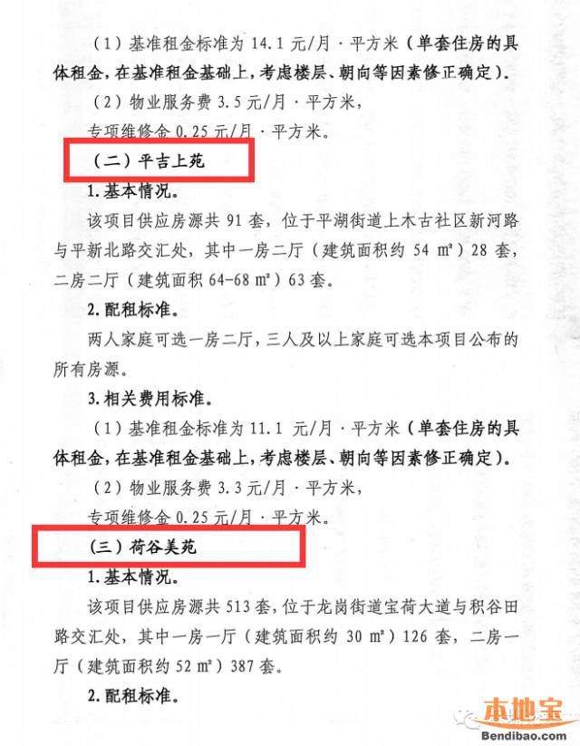 龍崗戶籍公租房配租公告 1611套房等你申請