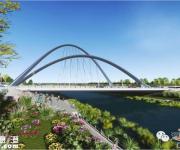 前海11號景觀橋 道路改造工程完成25%。