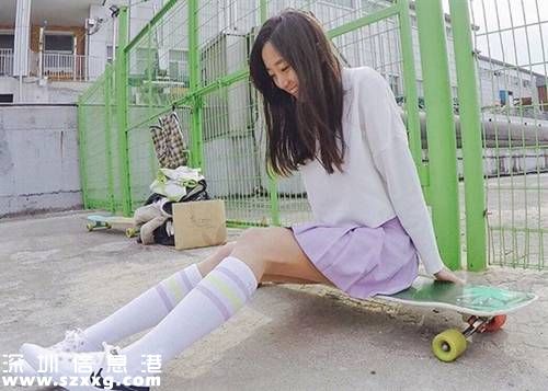 韓國(guó)滑板女神