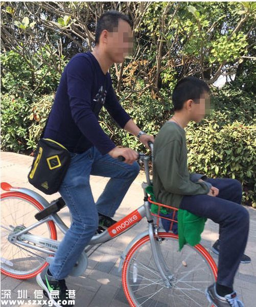 深圳家長騎行時讓兒童坐載物籃或站車前架 將被罰款50元